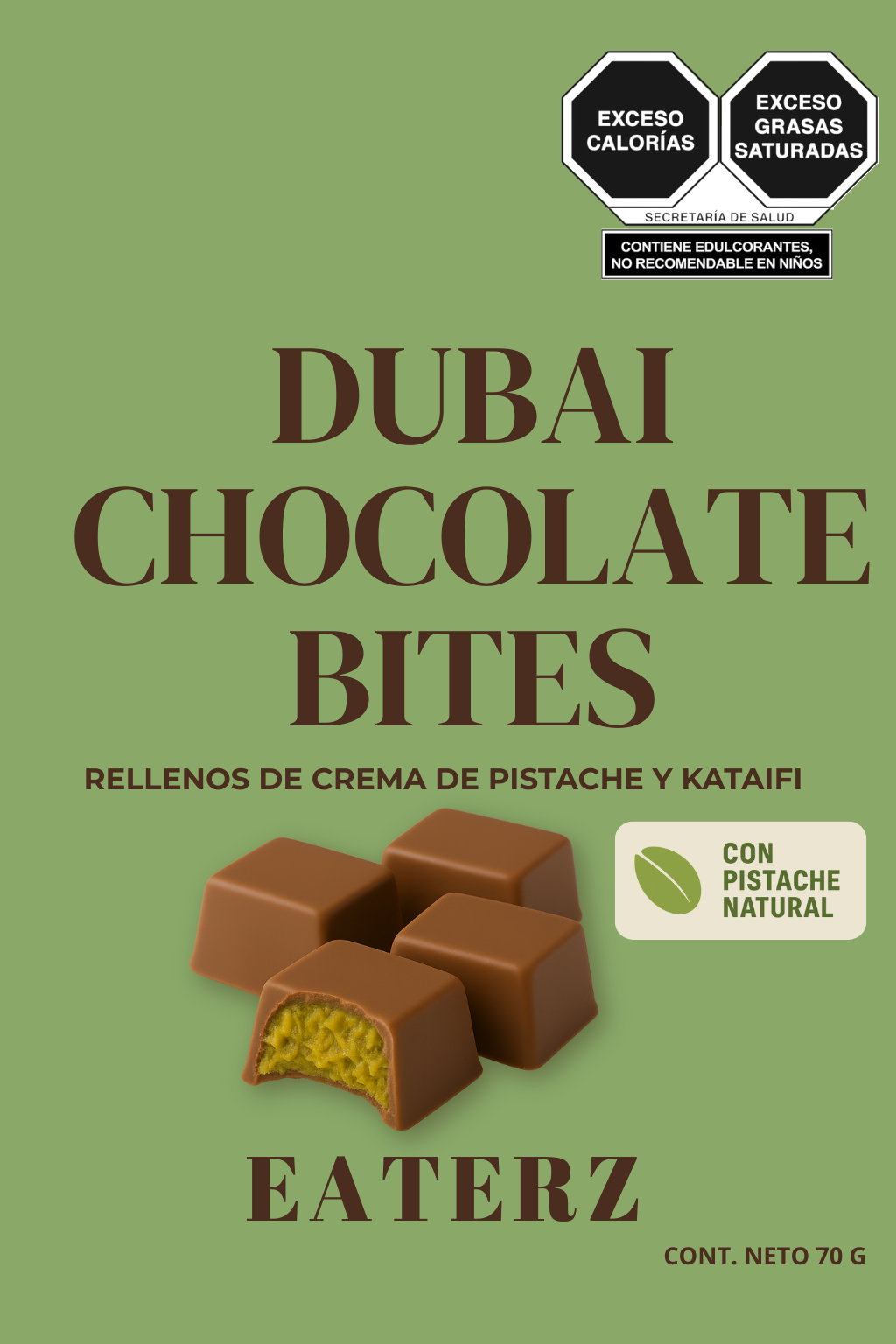 DUBAI CHOCOLATE BITES (4 PACK)